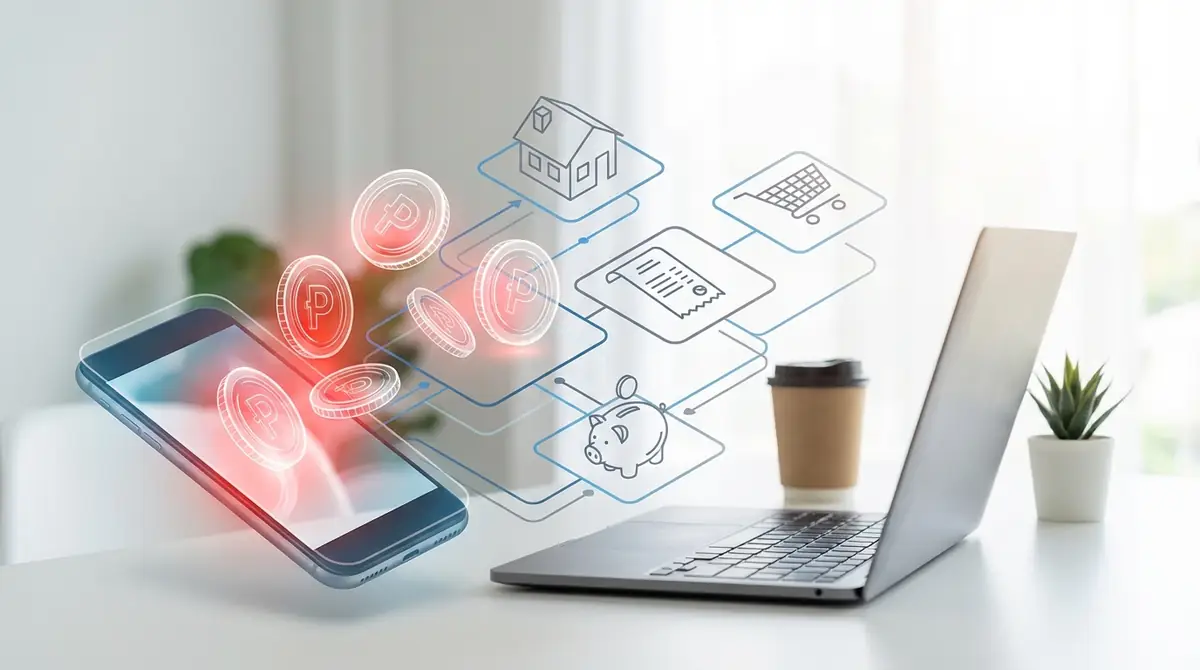 楽天ポイントで生活費をまかなう仕組みを図解