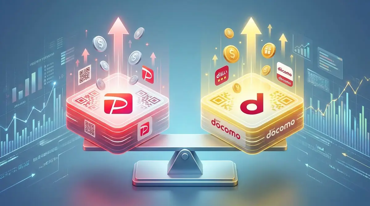 PayPayとd払いの還元率・ポイント制度を比較