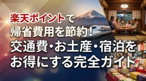 楽天ポイントで帰省費用を節約！交通費・お土産・宿泊をお得にする完全ガイド