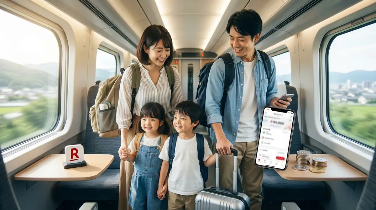 【節約シミュレーション】家族4人の帰省で楽天ポイントはいくら浮く？