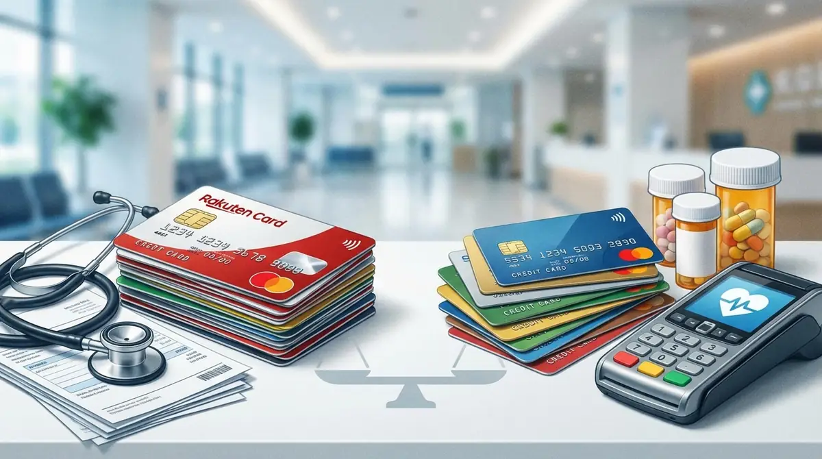 楽天カード vs 他社カード|医療費の支払いはどれがお得?