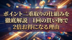 ポイント二重取りの仕組みを徹底解説｜1回の買い物で2倍お得になる理由