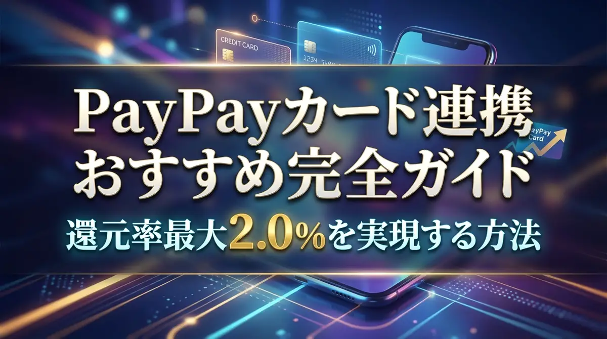 PayPayカード連携おすすめ完全ガイド|還元率最大2.0%を実現する方法
