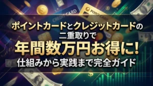 ポイントカードとクレジットカードの二重取りで年間数万円お得に！仕組みから実践まで完全ガイド